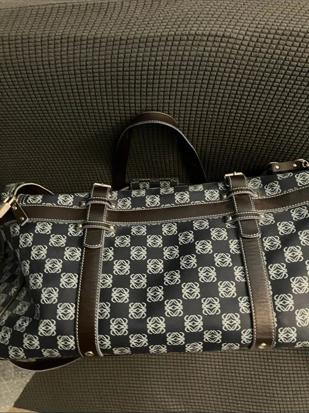 Loewe Anagram duffle Travel bag
